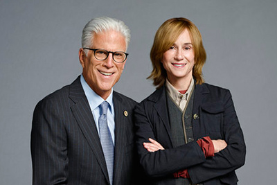 Ted Danson and Holly Hunter