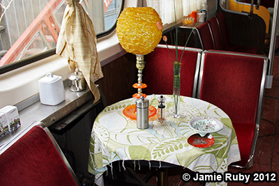 Dining in the Rail Car