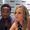 Dewshane Williams and Julie Benz