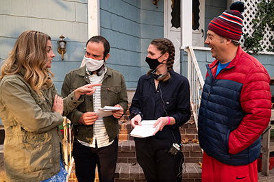 Annie Murphy, Craig DiGregorio, Valerie Armstrong, and Eric Petersen