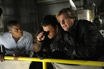 Dulé Hill, James Roday, and Cary Elwes
