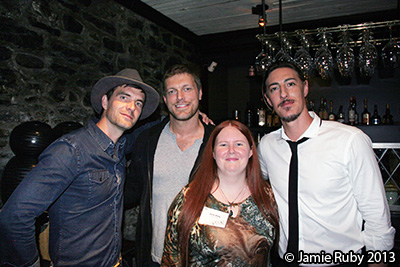 Lucas Bryant, Adam Copeland, Jamie Ruby, and Eric Balfour